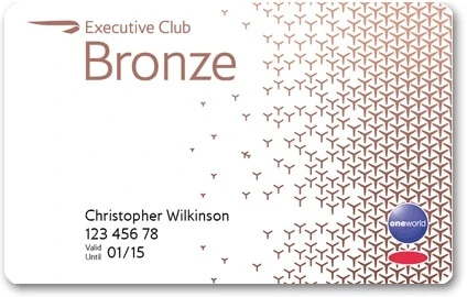 British Airways BAEC Bronze Card
