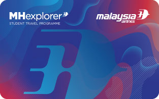Malaysian Airlines MH Explorer Student Discount Card